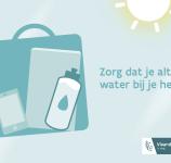 Zorg dat je altijd water bij je hebt