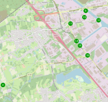 Seveso kaart met aanduiding borden22515