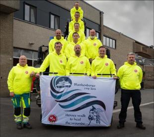 Steun onze collega's op weg naar Blankenberge